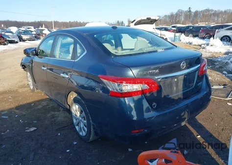 2013 Nissan Sentra Sv z USA, uszkodzony, nr VIN 3N1AB7AP7DL640978